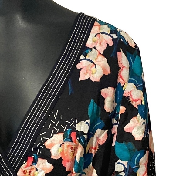 NEW Anthropologie x Blank London Floral Print Jumpsuit Size Small Petite - Picture 3 of 9